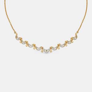 Collier de diamants de laboratoire en or rose 18 carats certifié IGI E Color Round Brilliant Cut Center 0.7710 Ct Poids total des diamants - Product Image 3