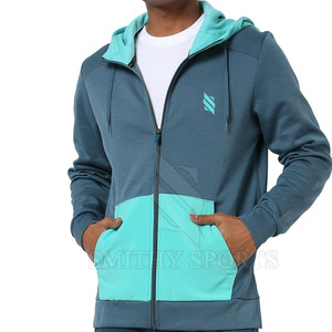 Meilleur sweat à capuche en coton polaire pour hommes Dernière conception avec fermeture éclair et manches longues pour l'hiver Sweat à capuche pour hommes - Product Image 1