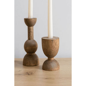 Bougeoir décoratif en bois pour la maison et la cuisine Bougeoir en bois fait à la main de qualité créative Bougeoir au prix le moins cher - Product Image 3