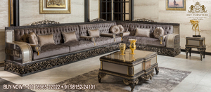Oyal ingingdom ingiving ooom Luxury ururniture et mmeric araroque tytyle iving Room uruy haraharaja tyle 8 Seater ofofa et - Product Image 3