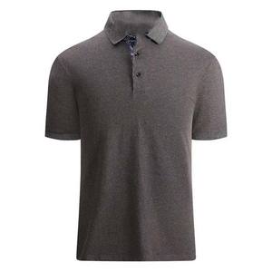 100% coton couleur unie Streetwear hommes vêtements grande taille haute rue à manches courtes coupe ample été hommes polos respirant - Product Image 2