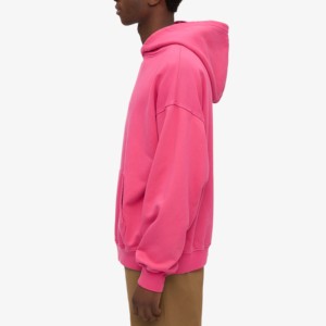2025 venta al por mayor nuevo logotipo personalizado diseño de los hombres 350GSM algodón poliéster mezcla polar liso en blanco sudaderas con capucha de gran tamaño para los hombres - Product Image 3