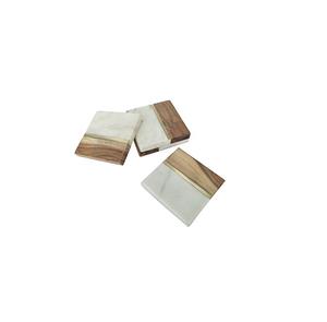 Classic Square <b>Wood</b> Marble Coaster Good Design Hotel Table Decorative Best Pattern for Drink Ware Coffee Tea for Home Use - Product Image 6