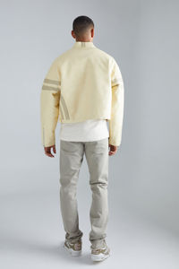 Veste en cuir de haute qualité pour homme, pièce de garde-robe polyvalente avec un toucher doux, style contemporain et décontracté, vestes d'hiver en vente - Product Image 3