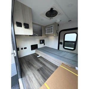 Mini Caravana de Aluminio Negra para Exteriores 2026, Remolque de Viaje para 2 Personas 10HD con Diseño de Adhesivos - Product Image 6