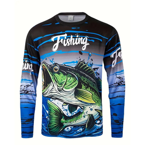 Camisa de Pesca Impermeable de Alto Rendimiento, Tejido Ligero, Gestión de la Humedad, UPF 50+, Se Aceptan Pedidos Personalizados OEM, Venta al por Mayor - Product Image 3