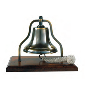 Campana de escritorio de hotel Vintage más vendida, modelo de latón con acabado brillante para servicio de recepción, impresión personalizada, regalo de Navidad - Product Image 5