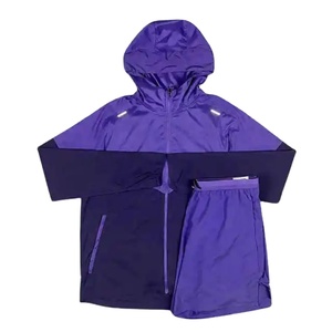 ชุดวอร์มผ้าไนลอนพิมพ์ลายซับลิเมชันชุดวอร์มสองชิ้นชุดวอร์มกางเกงขาสั้นผ้าโพลีเอสเตอร์แนวสตรีทวินเทจแบบมีซิปรูดซิปสำหรับ2026 - Product Image 3