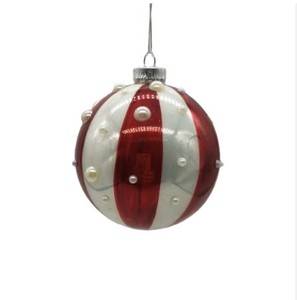 Peinture intérieure peinte personnalisée Boules de verre de Noël Dessin à la main Boules de Noël soufflées Ornement Boule 8cm 10cm Paysage - Product Image 2