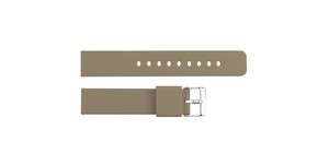 JD417 Sport Beige Breathable Durable Water-Resistant Silicone Soft Light Smart <b>Watch</b> Strap 12-24mm Stainless Steel Buckle 27cm - Product Image 4