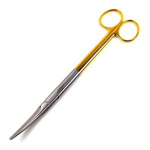 Buy Surgical Instruments Factory Baby SuperCut Scissors 4" (10cm Straight Tips Black <b>Ring</b> Handle Surgical <b>Stainless</b> <b>Steel</b> - Product Image 3