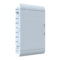 Caja de Distribución Blanca de Plástico ABS/PC IP40, 330x495x107 mm, Capacidad para 36 MCB, Montaje Empotrado, 2.09 kg, Modelo Moldeado por Inyección POLI