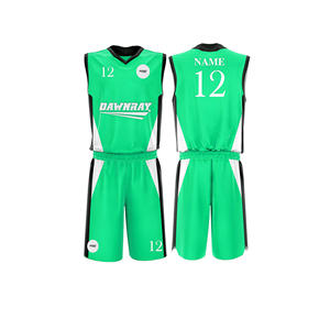 Ensemble de maillots de basket-ball personnalisés, maillot et short en polyester respirant à séchage rapide, vêtements de sport d'équipe pour hommes, femmes et jeunes - Product Image 6