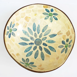 Nouveaux bols en noix de coco faits à la main, incrustation de serpillière bol en noix de coco écologique décoratif du Vietnam - Product Image 5