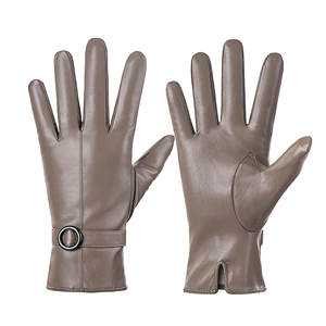 Gants en cuir tendance pour femmes, matière respirante, écran tactile, port toutes saisons, service OEM 2025, nouveau style de gants en cuir - Product Image 1