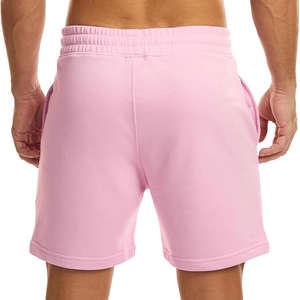 Nuevo estilo de moda con logotipo personalizado para hombre, pantalones cortos de entrenamiento en blanco con dos bolsillos, pantalones cortos de tela de algodón orgánico polar 100% para hombre - Product Image 4