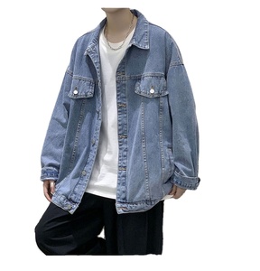 Hommes Tendance Vintage Jean Denim Vestes Casual Hiver Coupe-Vent avec Poches Poitrine 100% Coton Street Wear Haus Industries - Product Image 2