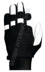 Guantes de seguridad de cuero de tamaño XL de alta calidad, guantes de trabajo antideslizantes y antiimpacto para protección de manos y brazos - Product Image 2
