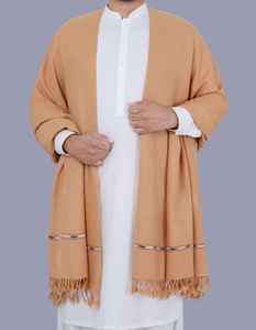 Men Wool <b>Shawl</b> Winter Soft Warm Breathable 300g Traditional Solid Color Premium <b>Wrap</b> for Casual Wear Middle Eastern Style - Product Image 1