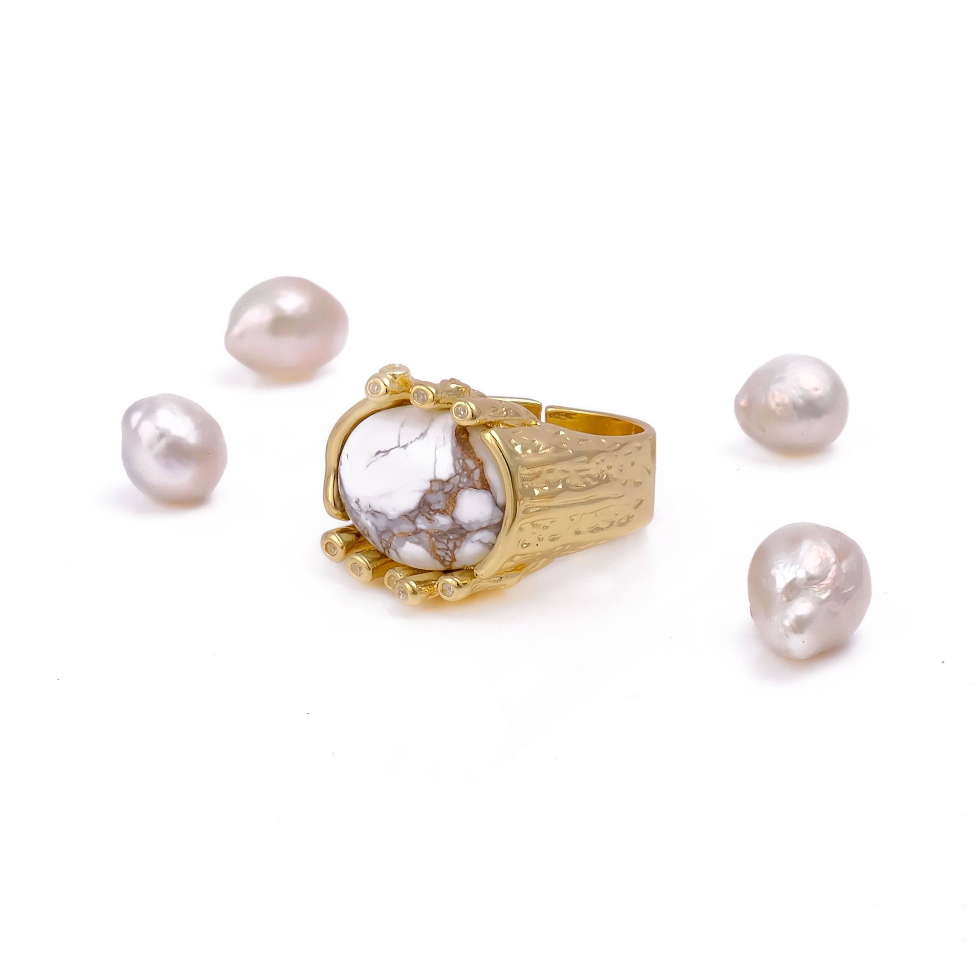 Howlite Turquoise CZ