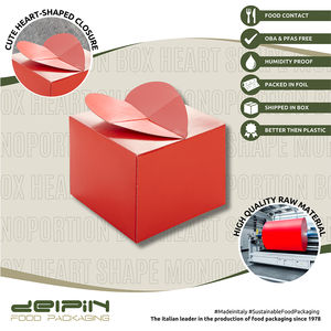 Hecho en Italia Cartón Cuadrado Desechable Ecológico Personalizable Tarta de San Valentín Tarta del Día DE LA Madre Diferentes Tamaños - Product Image 3