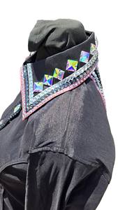 Chemise de spectacle de plaisir western rétro personnalisée pour les femmes Chemise de rail rétro personnalisée Rodeo Queen Horse Riding Wear Retro - Product Image 2