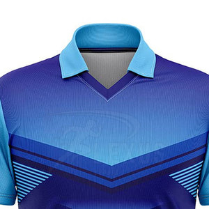 Polos de manga corta de calidad superior para hombre, tejido de punto transpirable ajustado, patrón de sublimación sólido - Product Image 4