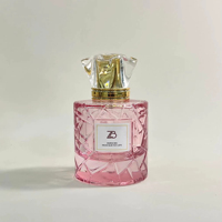 Flacon de parfum en verre exquis personnalisé, flacon de parfum vide rechargeable, logo personnalisé, estampage à chaud pour la vente en gros de cosmétiques