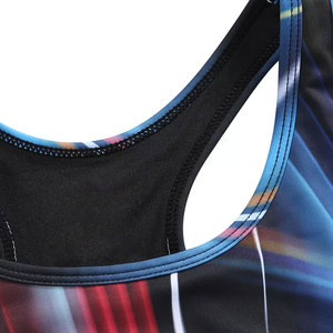 Soutien-gorge de sport par sublimation haut pour femmes vêtements de sport entraînement rembourré soutien-gorge de yoga par sublimation soutien-gorge léger avec logo personnalisé - Product Image 5
