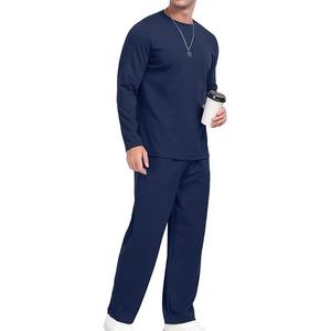 Chándales para hombre Conjuntos de 2 piezas Trajes para hombres Chándal de manga larga Cuello redondo Jersey Ropa deportiva activa para correr - Product Image 1