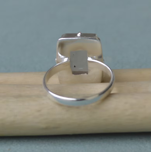 Dainty Peach Morganite Gemstone Bague de mariage en argent sterling 925 Cadeau de bijoux de mode élégant - Product Image 5