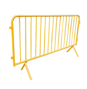 Portable Hot <b>Dip</b> Galvanized Crowd Control Barriers Rental Bicycle Fence Barricade with Flat Feet - Product Image 6