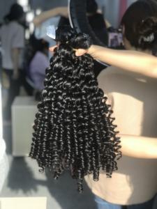 Tendencia caliente Fabricante de Vietnam Cabello humano natural Remy virgen profesional Cabello rizado birmano de alta calidad Muchas longitudes Chino - Product Image 2