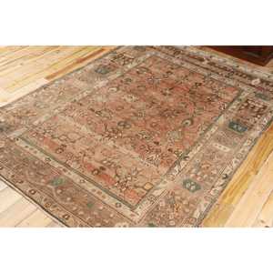 Alfombra Turca Vintage de Lana Marrón, 6,4x8,6 pies (194x262 cm) - Product Image 2