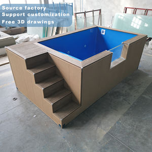 Above Ground Fiberglass Swimming Pool Outdoor Spa Ready to Use Multifunctional Backyard Kids UV Resistant Eco-Friendly - Product Image 6