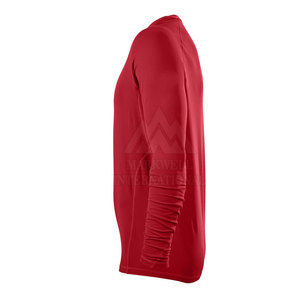 Chemises de compression pour hommes en polyester pour la musculation, vêtements de fitness, chemises de compression pour hommes - Product Image 3