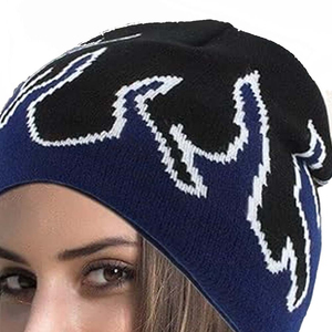 Gorro de Invierno Unisex Negro, 100% Acrílico, Cálido, para Deportes al Aire Libre y Esquí, con Logotipo Personalizable - Product Image 5