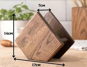 Porte-mouchoirs en bois de forme unique de conception nouvelle et tendance pour les maisons modernes combinant la créativité avec l'utilité pour l'organisation - Product Image 3