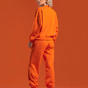 Combinaisons de survêtement en polyester à col rabattu pour femmes, veste à fermeture éclair, pantalon 100% polyester, survêtement d'hiver et d'été pour femmes - Product Image 2