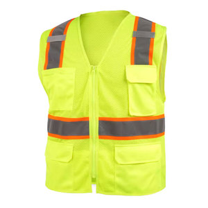 Chaqueta Reflectante Sin Mangas 2025, Chaquetas de Seguridad para Carretera e Invierno para Construcción, Chaqueta con Múltiples Bolsillos - Product Image 1