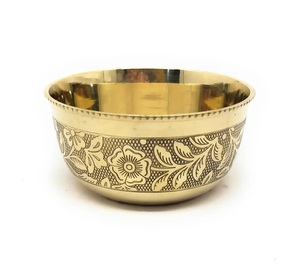 Cuencos de latón chapado en oro de alta calidad para servir Metal pulido de diseño moderno para fiestas - Product Image 5