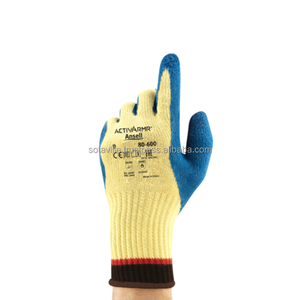 ถุงมือนิรภัยที่มีการเคลือบยางลาเท็กซ์ธรรมชาติและผ้าซับในแบบถักสามารถป้องกันการบาดและรอยขีดข่วนได้ - Product Image 6