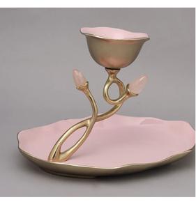 Bol de service de fête écologique Design moderne servant du chocolat et des biscuits Plat de noix Plats faits à la main Passe au lave-vaisselle - Product Image 4