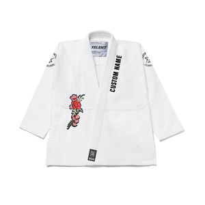 Pré-rétréci 100 pour cent coton BJJ Gi Jiu Jitsu brésilien Ripstop MMA Gear Logo personnalisé sublimé Judo porter Service OEM - Product Image 5