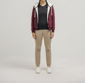 Sudaderas con capucha personalizadas de alta calidad Ropa de calle para mujer Sudadera con capucha bordada con hombros caídos y serigrafía personalizada - Product Image 1