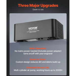 สำหรับชุดปั๊มลม VEVOR กำลังสูง 50 ลิตร/นาที รุ่นอัปเกรดใหม่สำหรับ 20W+ - Product Image 4