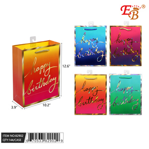 ถุงของขวัญงานวันเกิด 144 ชิ้น/กล่อง ขนาด 10"X4"X16.5" รุ่น 82902 - Product Image 1