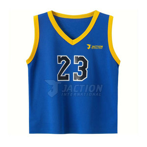 Vêtements de sport d'extérieur en polyester de haute qualité, meilleur design, uniforme de basket-ball personnalisé pour enfants - Product Image 3
