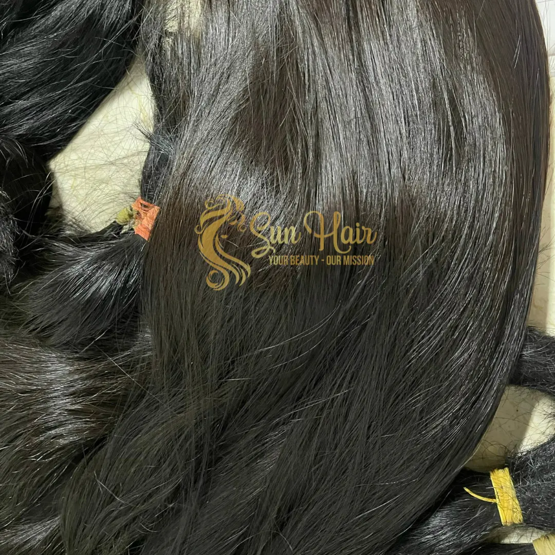 Cabello humano Natural sin procesar para mujeres, pelo birmano vietnamita sin procesar, con cutícula vietnamita, sin procesar, suave