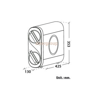 Osmose inverse à flux direct RO800 PLUS 100 l/h. avec robinet électronique, sans régulateur TDS - Product Image 4